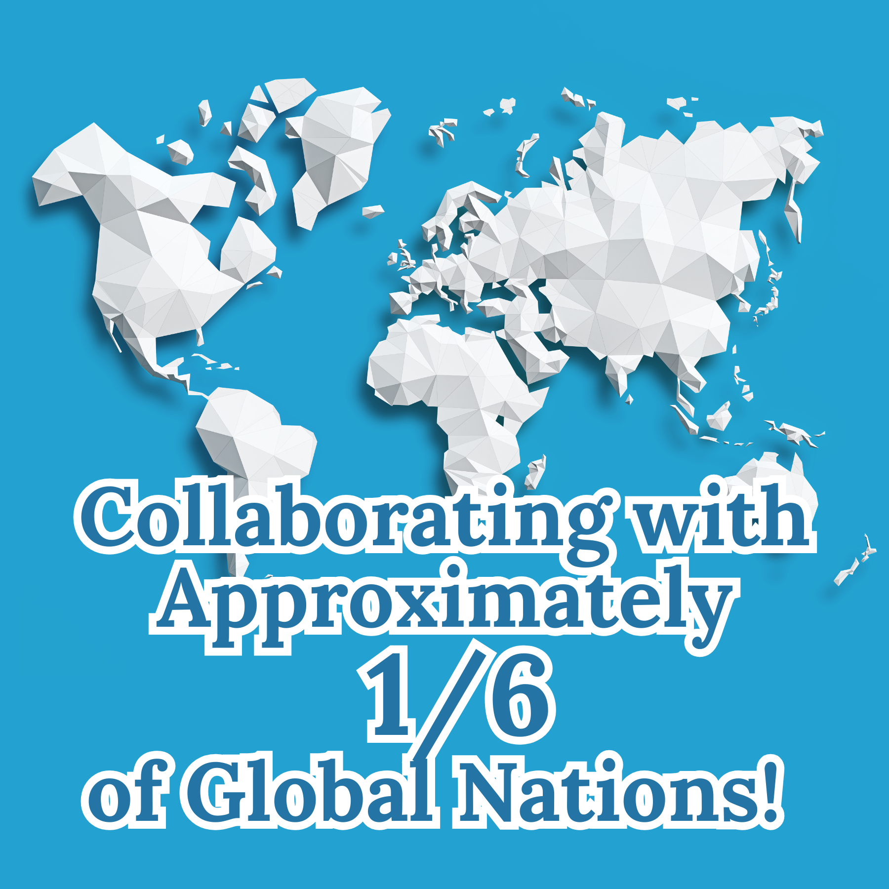 Approximately 1/6 of the world’s countries